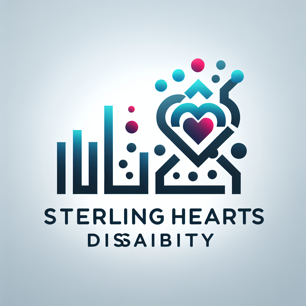 Logo concept for sterlingheartsdisability.com.au