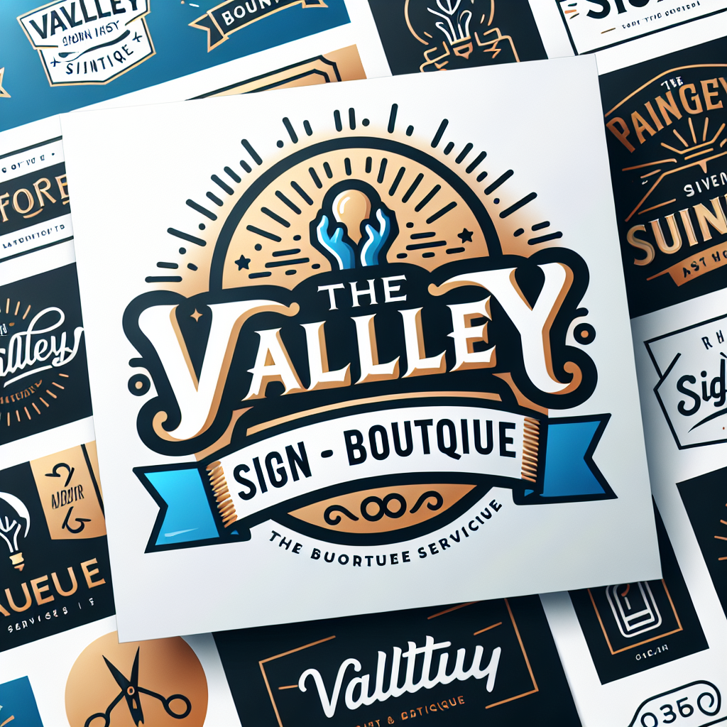 Logo concept for thevalleysignboutique.com.au