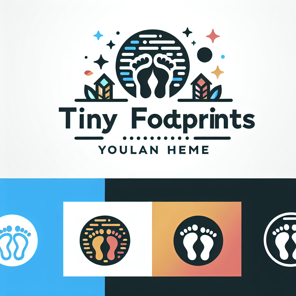 Logo concept for tinyfootprints.com.au