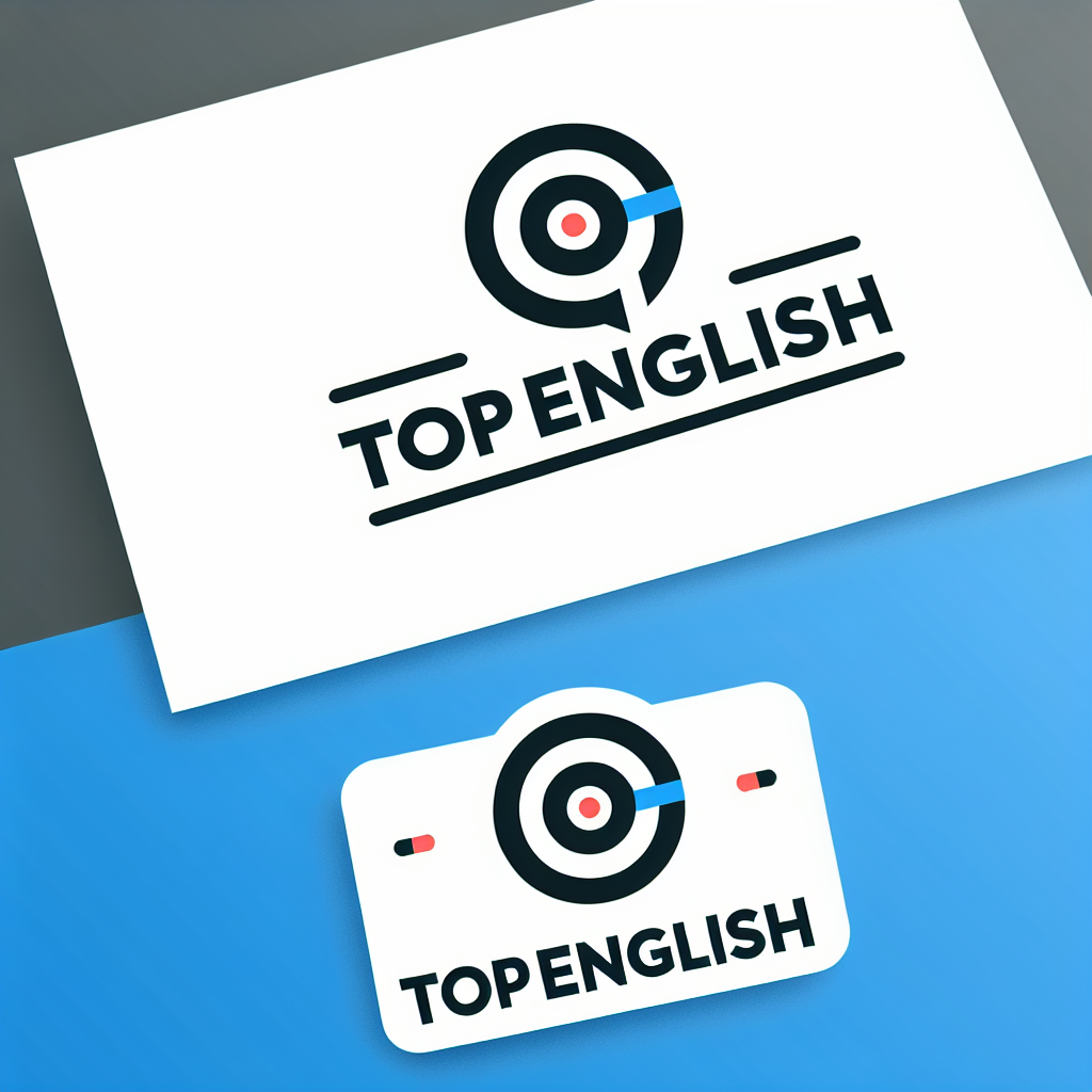 Logo concept for topenglish.com.au