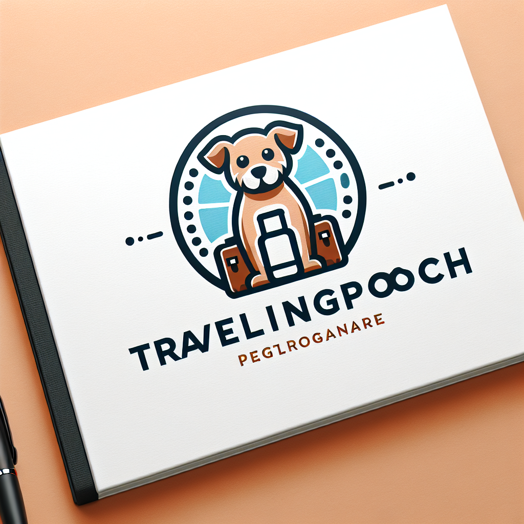 Logo concept for travellingpooch.com.au