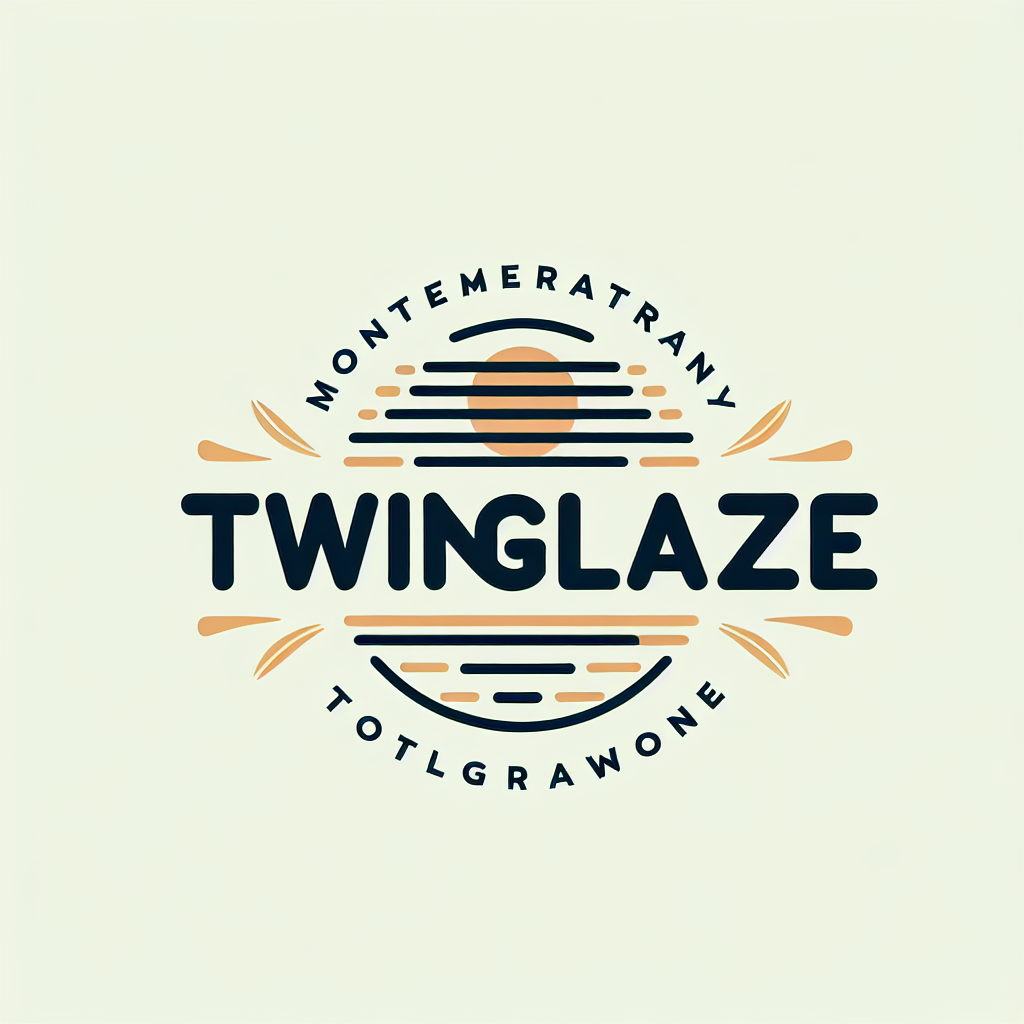 Logo concept for twinglaze.au