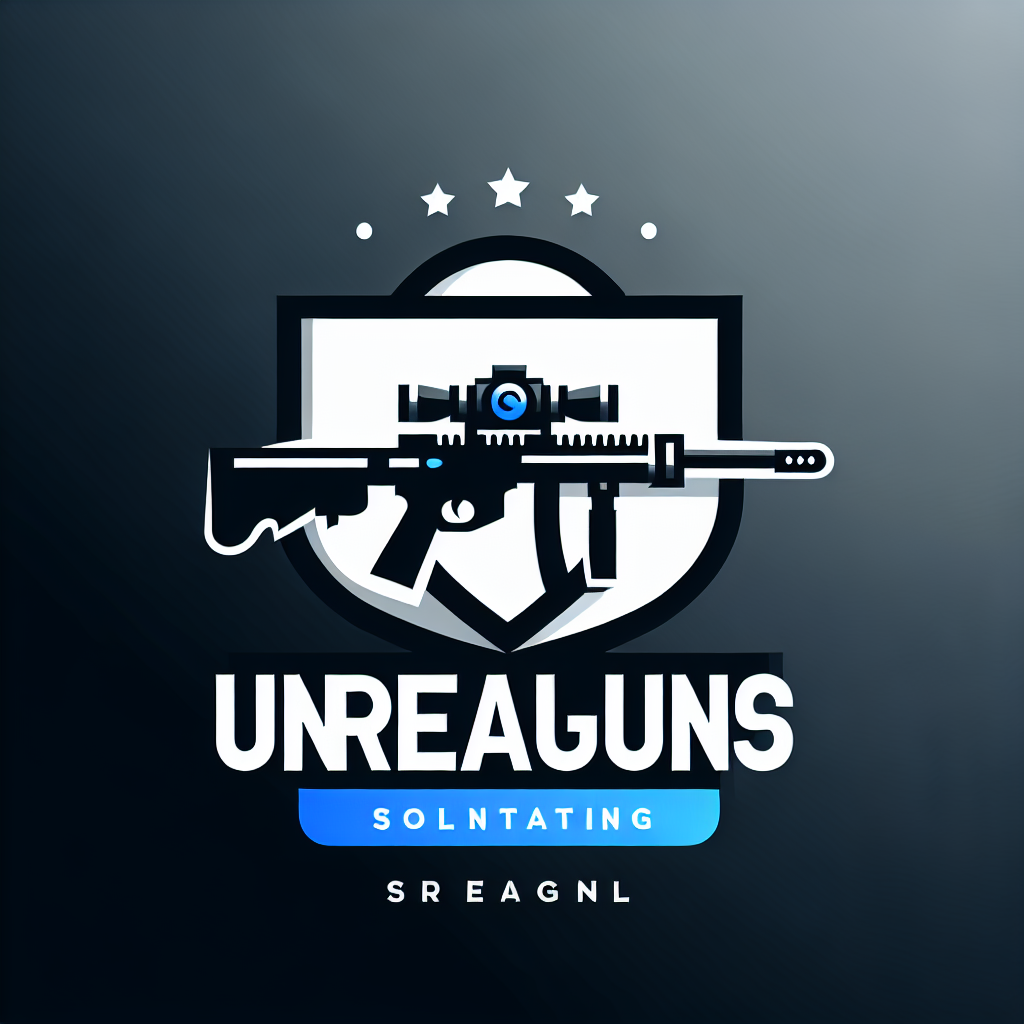 Logo concept for unrealguns.com.au