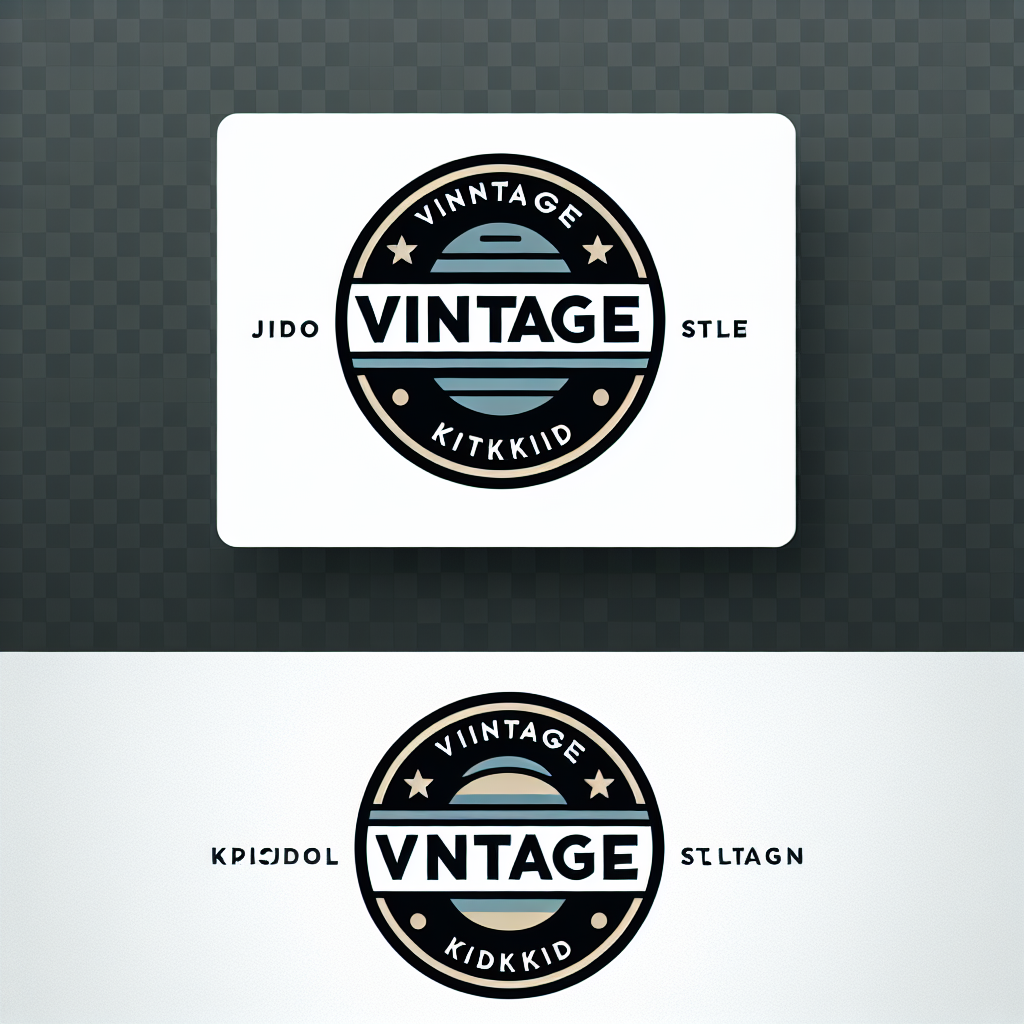 Logo concept for vintagekid.com.au
