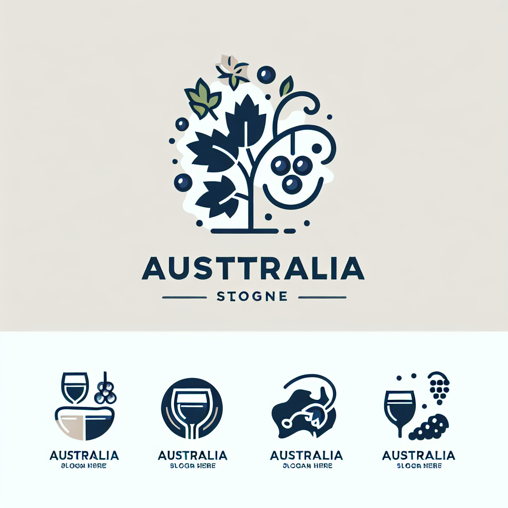 Logo concept for visitawinery.au