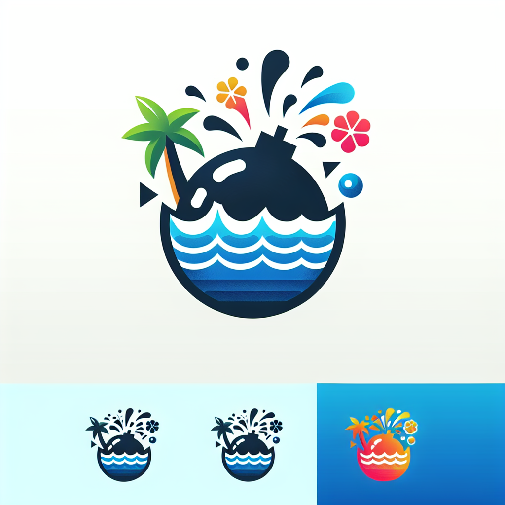 Logo concept for waterbombfestival.com.au