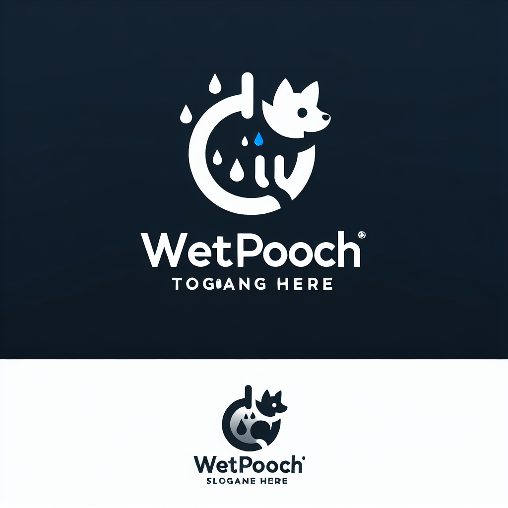 Logo concept for wetpooch.com.au