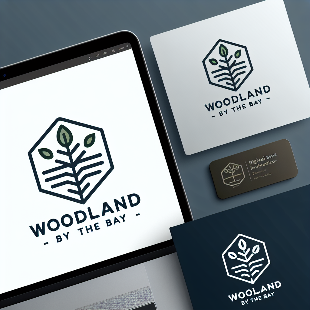 Logo concept for woodlandbythebay.com.au