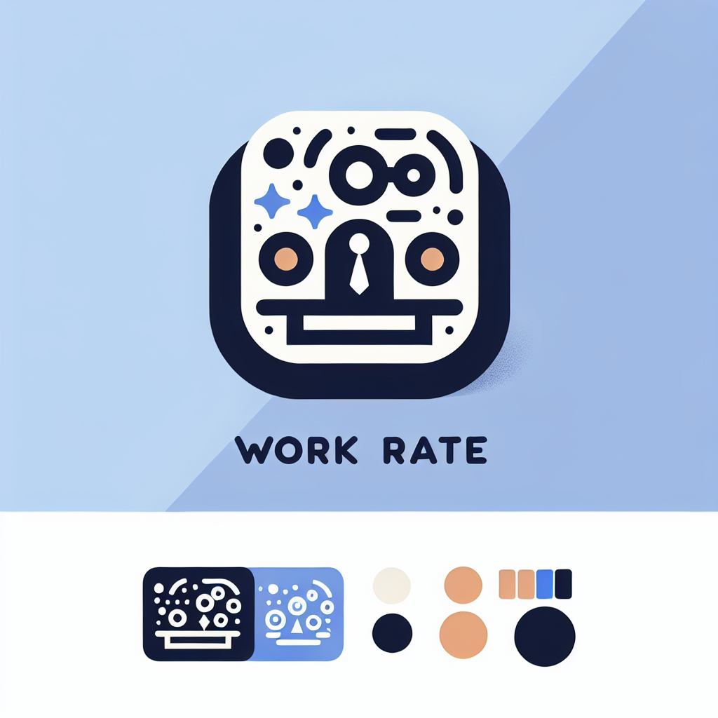 Logo concept for workrate.au